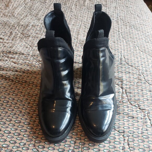 Zara Heeled Boots Sz38 - Picture 2 of 6